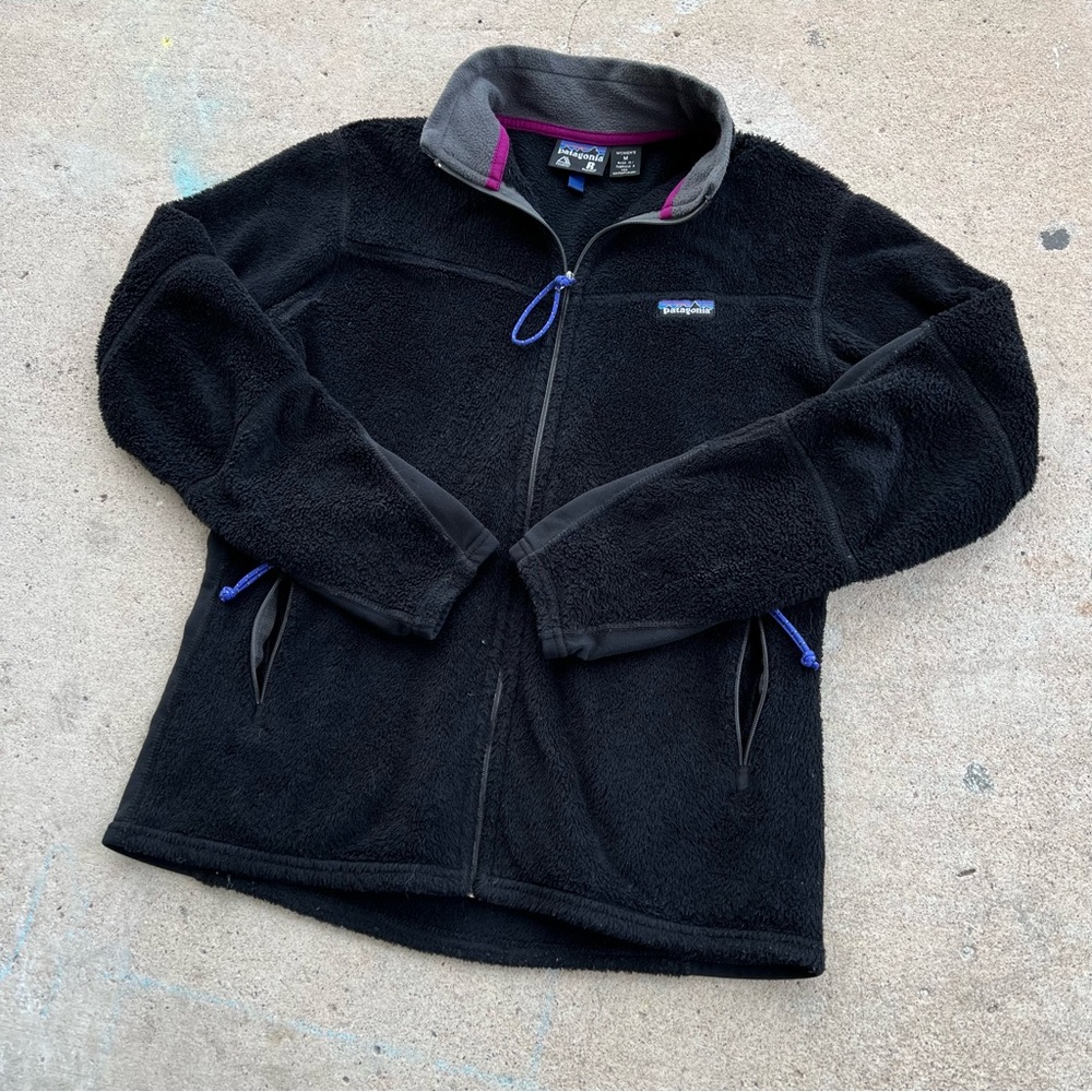 Womens vintage 90s Patagonia Fleece jacket deep pile regulator polartec zipper - Picture 5 of 6
